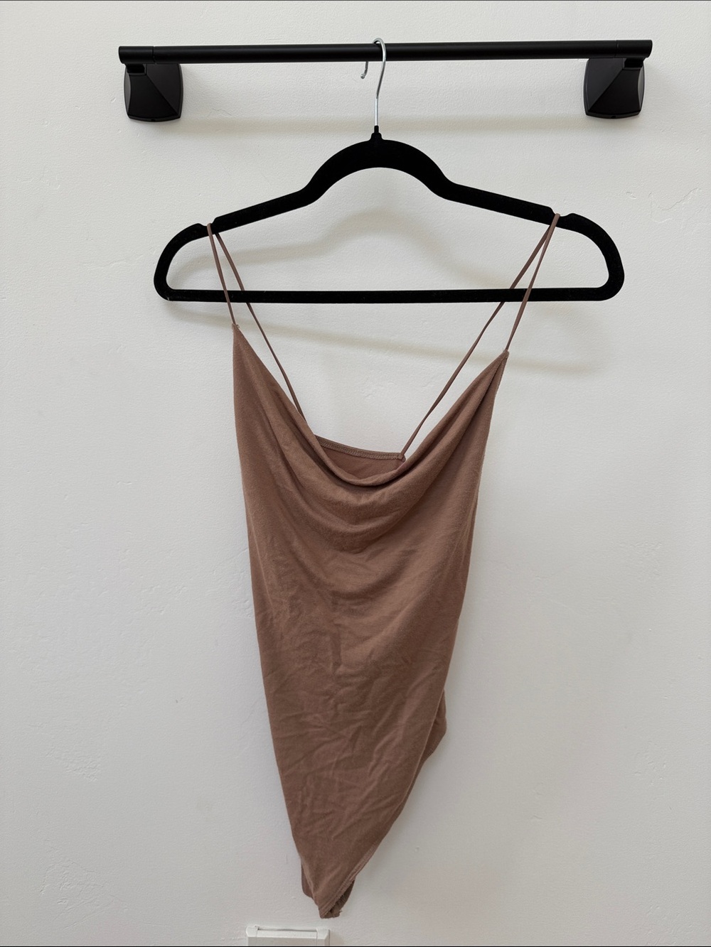 Abercrombie & Fitch Brown Cowl Neck Spaghetti Strap Camisole